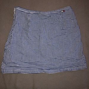 Gingham Mini Skirt